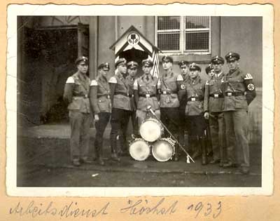 Reichsarbeitsdienst 1933 in Frankfurt Höchst